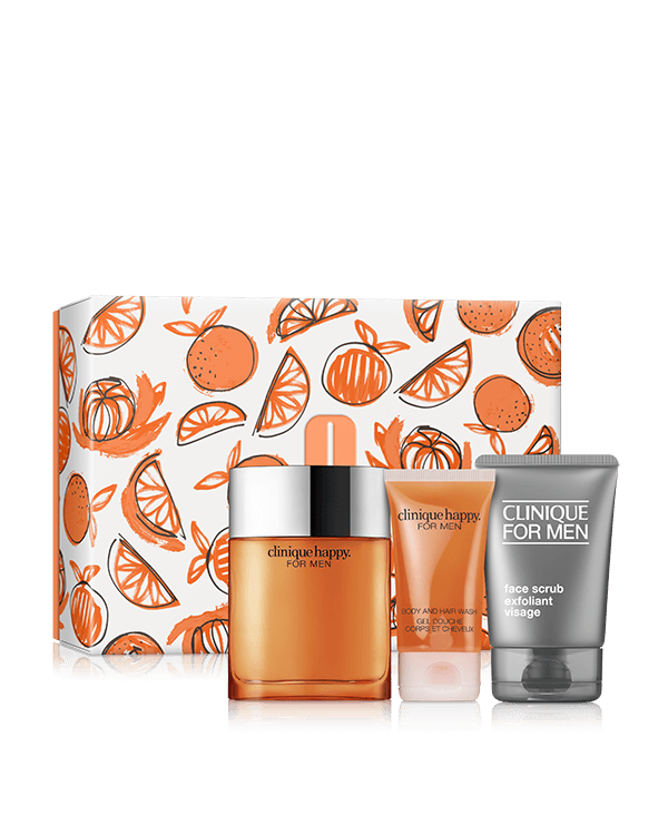 Happy For Him, A fresh fragrance and grooming set for men.